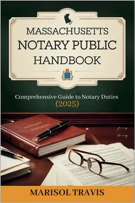 Massachusetts Notary Public Handbook: Comprehensive Guide to Notary Duties (2025) by Travis, Marisol