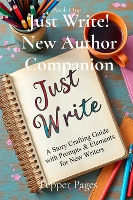 Just Write! New Author Companion: A Story Crafting Guide with Prompts & Elements for New Writers. by Pages, Pepper