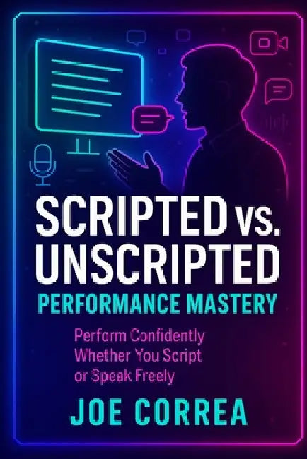 Scripted vs. Unscripted Performance Mastery: Perform Confidently Whether You Script or Speak Freely by Joe Correa