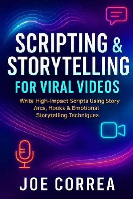 Scripting & Storytelling for Viral Videos: Write High-Impact Scripts Using Story Arcs, Hooks & AI Prompt Systems by Joe Correa