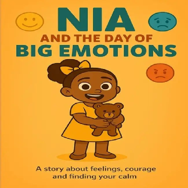Nia and the Day of Big Emotions: A story about feelings, courage and finding your calm by Gharrye D. Commander