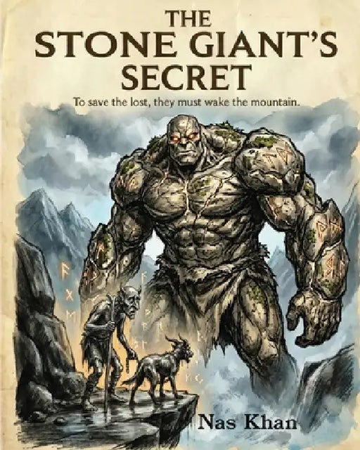 The Stone Giant's Secret by Nas Khan, Frin Graphics