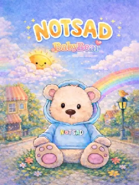 NOTSAD Baby Bear by Sheera Paloma