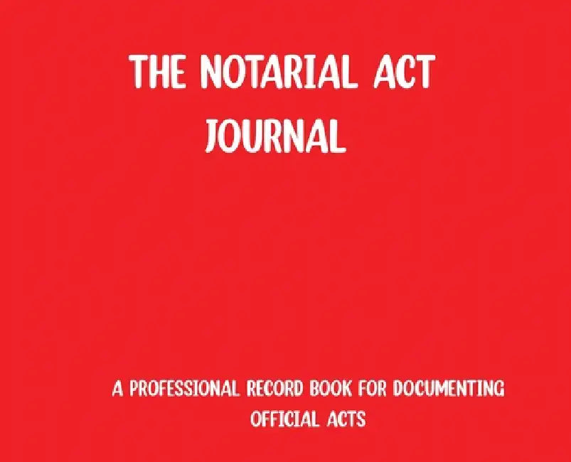 The Notarial Act Journal- Red by Rsn
