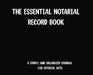 The Essential Notarial Record Book-Black by Rsn