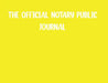 The Official Notary Public Journal- Yellow by Rsn