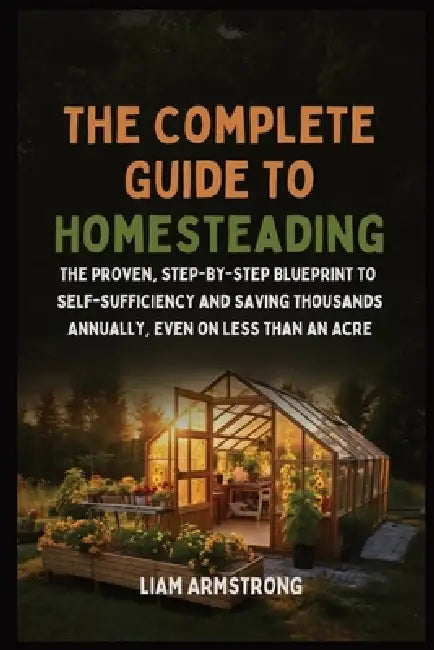 The Complete Guide To Homesteading: The Proven, Step-by-Step Blueprint to Self-Sufficiency and Saving Thousands Annually, Even on Less Than an Acre by Liam Armstrong