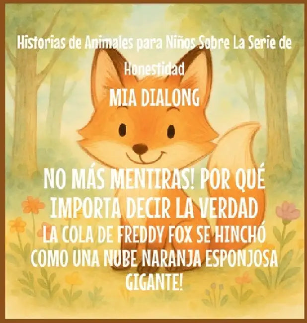 No Más Mentiras! Por qué Importa Decir la Verdad: La Cola De Freddy Fox Se Hinchó Como una Nube Naranja Esponjosa Gigante! by Mia Dialong