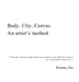 Body. City. Canvas. An Artist's Method by Roman Zao (Zakharchenko)