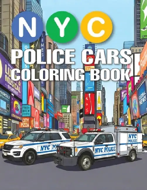 NYC Police Cars Coloring Book by Coco Bean