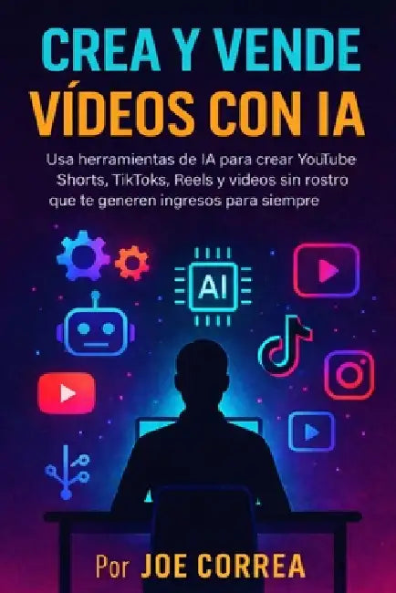 Crea y Vende Vídeos con IA: Usa herramientas de IA para crear YouTube Shorts, TikToks, Reels y videos sin rostro que te generen ingresos para siempre by Joe Correa