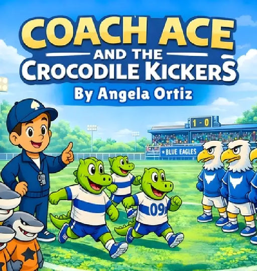 Coach ace and crocodile kickers by Angela Ortiz