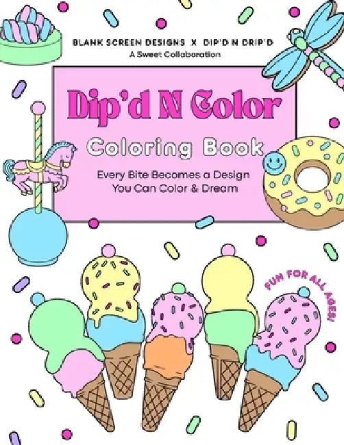 Dip'd N Color Coloring Book by Nancy Assia