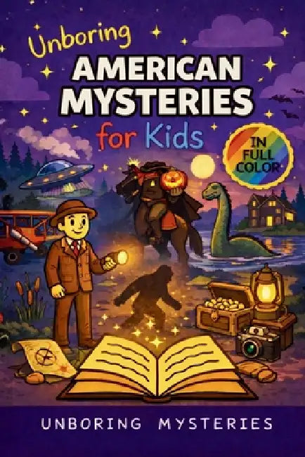 Unboring American Mysteries for Kids: Funny, Fascinating Guide to the Strangest True American Mysteries, Shocking Truths, and Unexplained Events by Unboring Mysteries