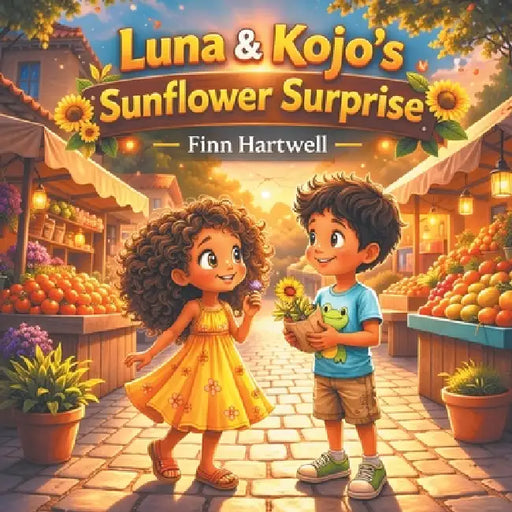 Luna & Kojo's Sunflower Surprise: A Heartwarming Story About Patience, Friendship, and Growing Together for Children Ages 3-5 by Finn Hartwell