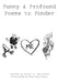 Punny & Profound Poems to Ponder by Lauren H. Petruschke, Rose Harrington