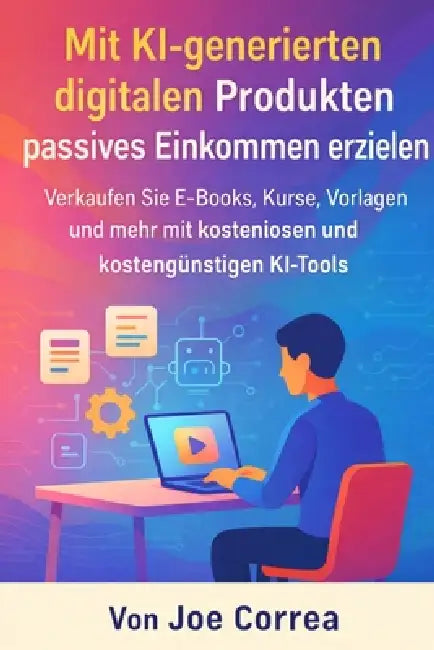 Mit KI-generierten digitalen Produkten passives Einkommen erzielen: Verkaufen Sie E-Books, Kurse, Vorlagen und mehr mit kostenlosen und kostengünstige by Joe Correa