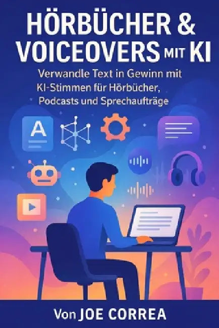 Hörbücher & Voiceovers mit KI: Verwandle Text in Gewinn mit KI-Stimmen für Hörbücher, Podcasts und Sprechaufträge by Joe Correa
