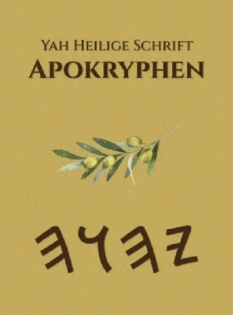 Yah Heilige Schrift Apokryphen by Boss