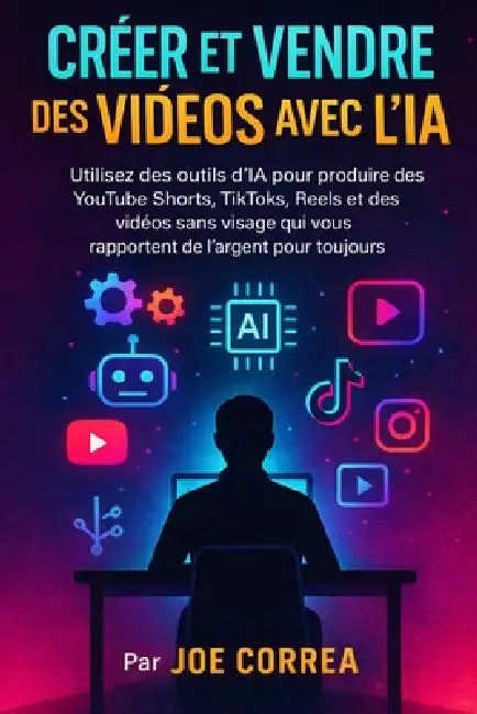 Créer et Vendre des Vidéos Avec l'IA: Utilisez des outils d'IA pour produire des YouTube Shorts, TikToks, Reels et des vidéos sans visage qui vous rap by Joe Correa