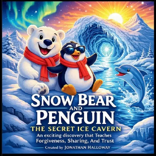 Snow Bear and Penguin The Secret Ice Cavern: An exciting discovery that Teaches Forgiveness, Sharing, And Trust by Jonathan Halloway