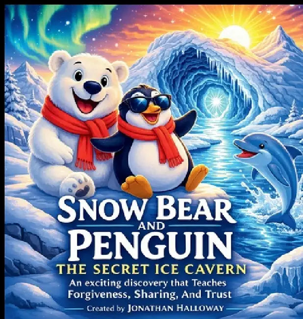 Snow Bear and Penguin The Secret Ice Cavern: An exciting discovery that Teaches Forgiveness, Sharing, And Trust by Jonathan Halloway