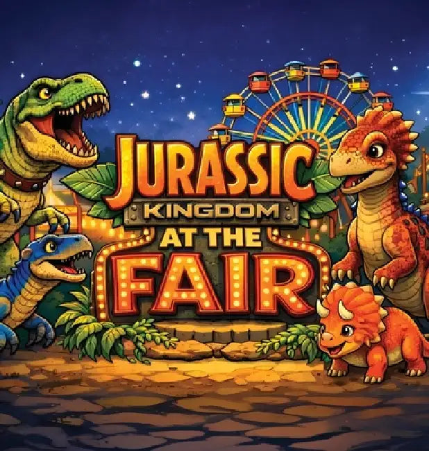 Jurassic Kingdom At The Fair by Hernan Colonia