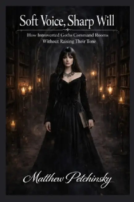 Soft Voice, Sharp Will: How Introverted Goths Command Rooms Without Raising Their Tone by Matthew Petchinsky