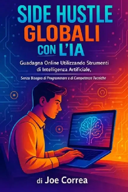 Side Hustle Globali con l'IA: Guadagna Online Utilizzando Strumenti di Intelligenza Artificiale, Senza Bisogno di Programmare o di Competenze Tecniche by Joe Correa