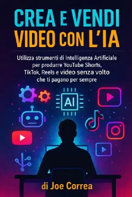 Crea e Vendi Video con l'IA: Utilizza strumenti di Intelligenza Artificiale per produrre YouTube Shorts, TikTok, Reels e video senza volto che ti paga by Joe Correa
