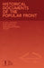 Historical Documents of the Popular Front: A Collection for Critical Organizational Study by Iskra Books