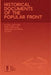 Historical Documents of the Popular Front: A Collection for Critical Organizational Study by Iskra Books