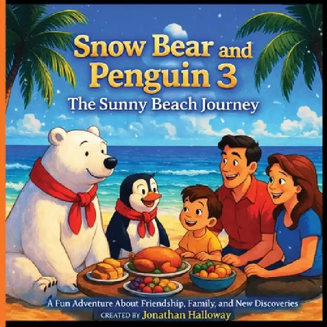 Snow Bear and Penguin 3 The Sunny Beach Journey: A Fun Adventure About Friendship, Family, and New Discoveries by Jonathan Halloway