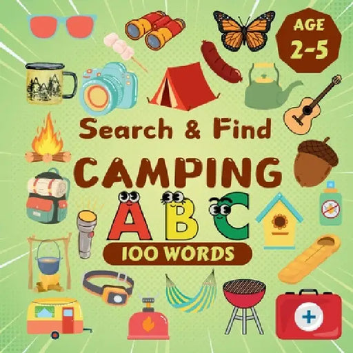 Search & Find Camping: A Fun Search & Find Activity Book for Toddlers and Kids 2-6 Years Old by Sylvia Robins