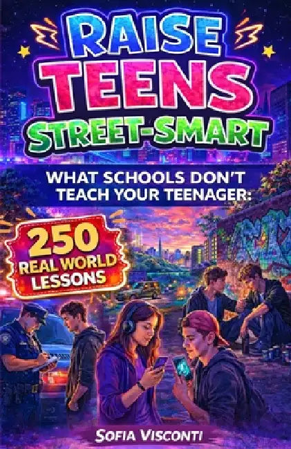 Raise Teens Street-Smart - What Schools Don't Teach Your Teenager: 250 Real World Lessons to Build Confident, Resilient Teens with the Life Skills and by Sofia Visconti