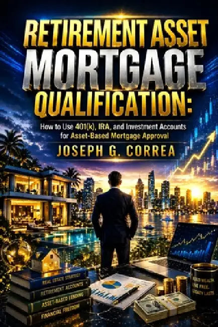Retirement Asset Mortgage Qualification: How to Use 401(k), IRA, and Investment Accounts for Asset-Based Mortgage Approval by Joseph G. Correa