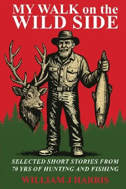 Giant Salmon Antlers On the Ground by William J. Harris