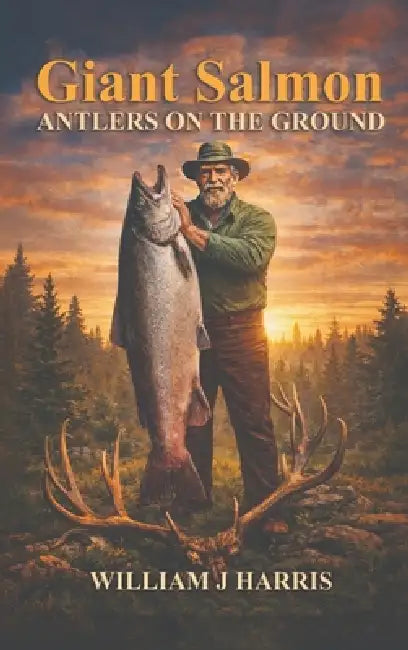 Giant Salmon Antlers On the Ground by William J. Harris