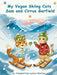 My Vegan Skiing Cats Sam and Cirrus Garfield by Chanmattee Lynnie Lynnie Bachoo
