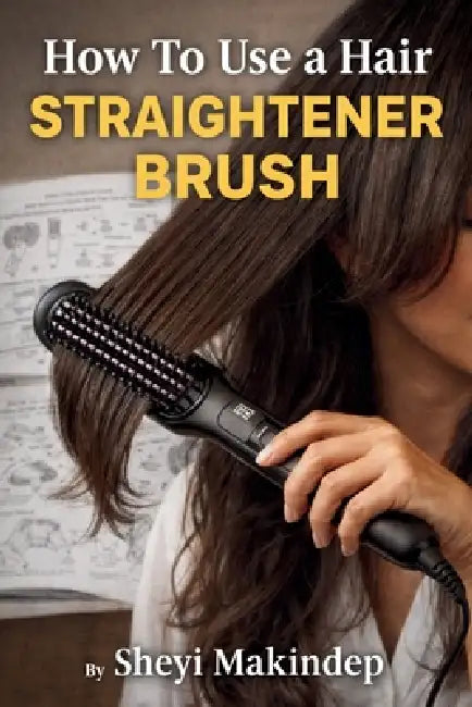 How To Use a Hair Straightener Brush by Sheyi Makindep