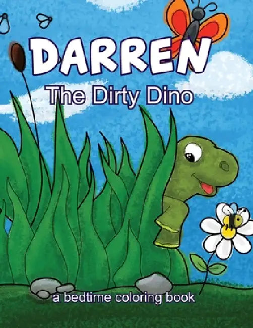 Darren The Dirty Dino - Table Top Edition: A Bedtime Coloring Book by Shapetrix Entertainment