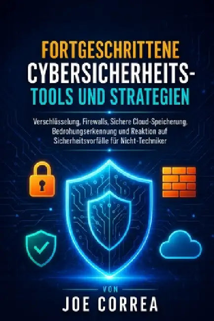 Fortgeschrittene Cybersicherheits-Tools und Strategien: Verschlüsselung, Firewalls, Sichere Cloud-Speicherung, Bedrohungserkennung und Reaktion auf Si by Joe Correa