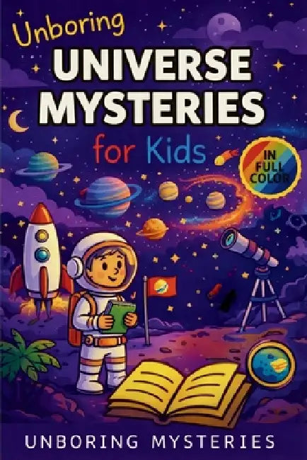 Unboring Universe Mysteries for Kids: Funny, Fascinating Guide to the Most Baffling Cosmic Mysteries, Black Holes, and Hidden Space Secrets by Unboring Mysteries