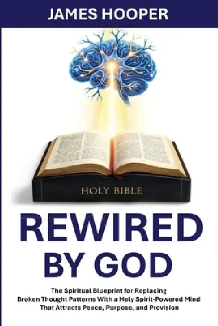 Rewired By God: The Spiritual Blueprint for Replacing Broken Thought Patterns With a Holy Spirit-Powered Mind That Attracts Peace, Purpose, and Provis by James Hooper