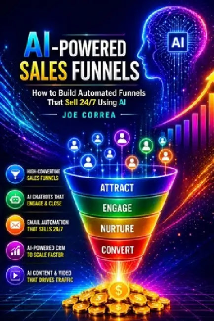 AI-Powered Sales Funnels: How to Build Automated Funnels That Sell 24/7 Using AI by Joe Correa