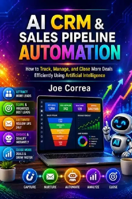 AI CRM & Sales Pipeline Automation: How to Use AI to Track, Manage, and Close More Deals Efficiently by Joe Correa
