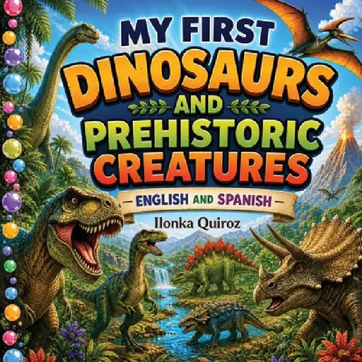 My First Dinosaurs Prehistoric Creatures: English and Spanish by Ilonka Quiroz