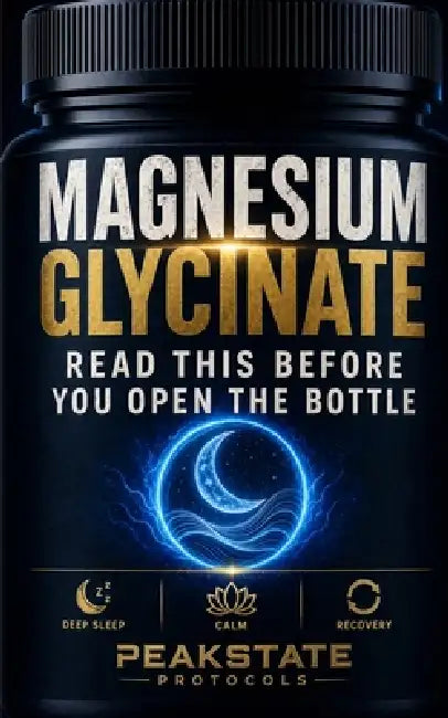 Magnesium Glycinate: Read This Before You Open the Bottle - The Complete Protocol for Deep Sleep, Calm, and Recovery by Peakstate Protocols