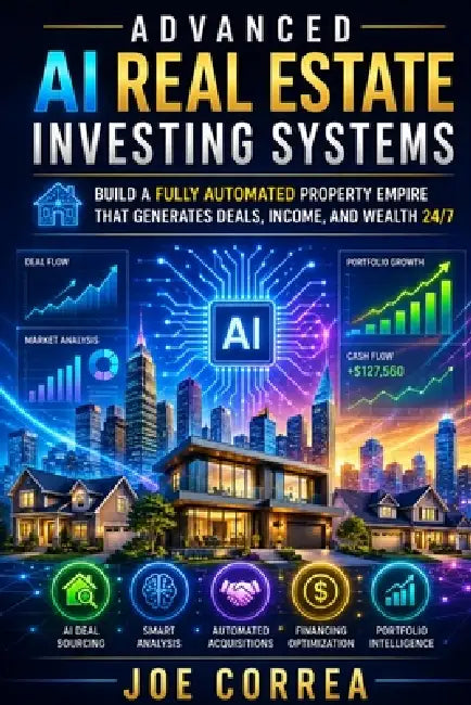 Advanced AI Real Estate Investing Systems: How to Build a Fully Automated AI Real Estate Business That Generates Deals and Income 24/7 by Joe Correa