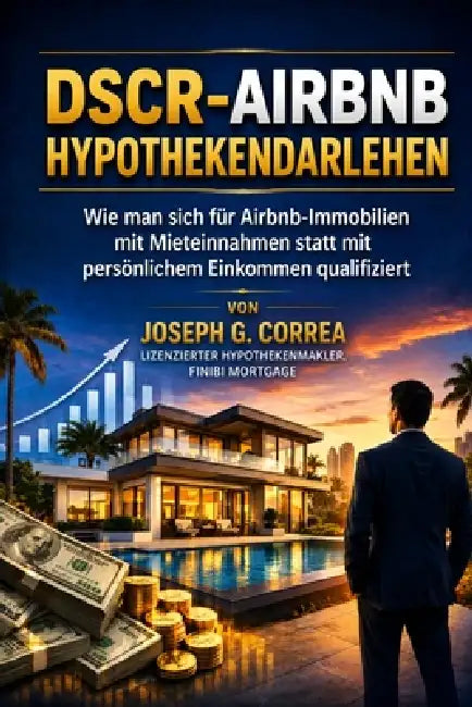 DSCR-Airbnb-Hypothekendarlehen: Wie man sich für Airbnb-Immobilien mit Mieteinnahmen statt mit persönlichem Einkommen qualifiziert by Joseph G. Correa